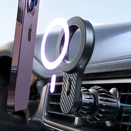 Автотримач Joyroom JR-ZS355 Magnetic Car Phone Mount (Air Vent) Black - мініатюра 2