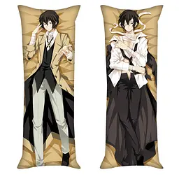 Наволочка дакімакура Великий з Бродячих Псів Осаму Дазай Bungou Stray Dogs Osamu Dazai 150 х 50 см