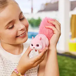 Інтерактивна іграшка Pets & Robo Alive Pets alive S1 Білочка рожевий (9565B) - мініатюра 5