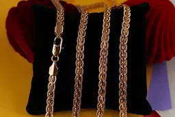 Цепь Xuping Jewelry косичка 60 см 5 мм золотистая