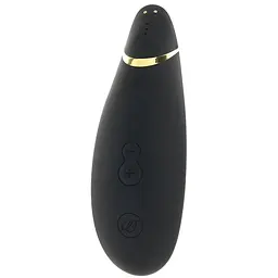 Лубрикант Womanizer Premium 2 + 50 мл - Инновационный клиторальный вакуумный стимулятор, 15х3.5 см чёрный - миниатюра 3