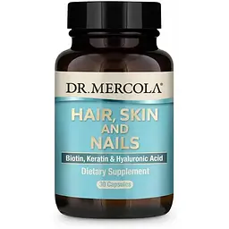 Вітаміни та мінерали Dr. Mercola Hair Skin & Nails, 30 капсул