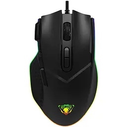 Дротова миша Jedel GM800 ігрова з RGB підсвічуванням чорний