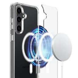 Прозорий протиударний чохол для Samsung Galaxy S24/S25 (S921/S931) Ultra Hybrid with MagSafe Clear Case - мініатюра 10