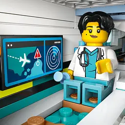 Конструктор LEGO City Літак швидкої медичної допомоги 403 деталей (60465) - мініатюра 10