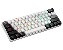 Механічна ігрова клавіатура GamePro GPMK-130BW USB Red Outemu Switches Hot-Swap Black-White - мініатюра 2