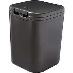 Відро для сміття MBM My Home з кришкою 2 л антрацит (BIN-06 2L ANTHRACITE) - мініатюра 2