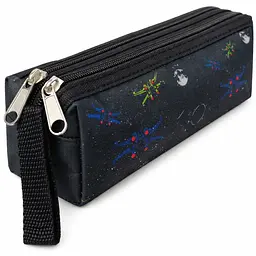 Пенал шкільний Expertiz Zweikammer-etui 20x5.5x5 см поліестер чорний