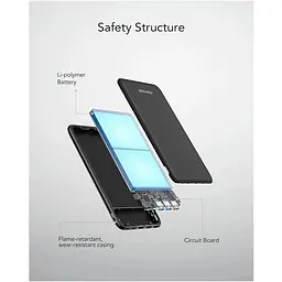 Зовнішній акумулятор Charmast W2002P 26800mAh 20W чорний - мініатюра 9
