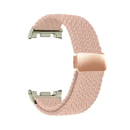 Ремінець для Samsung Watch 8/8 Classic (20x113 mm), Braided Solo Loop, рожевий, нейлоновий, текстильний, плетений, еластичний змінний браслет для смарт-годин, ArmorStandart (ARM87356) - мініатюра 2