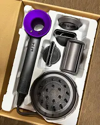 Фен з іонізацією Super Hair Dryer 5в1 безшумний з 5 насадками для укладання волосся 1600 Вт - мініатюра 8