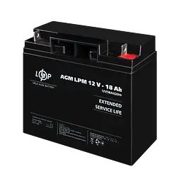 Акумулятор AGM LPM 12V - 18 Ah - мініатюра 4
