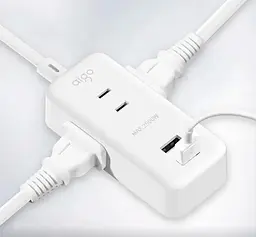 Фільтр-продовжувач Xiaomi Aigo AC0320 Power Strip (3 х розетки 2 х USB) 1 м - мініатюра 3