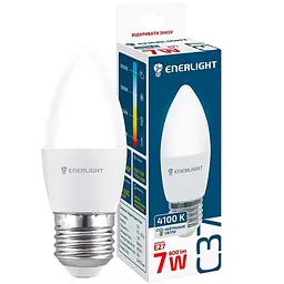 Светодиодная лампа Enerlight С37, 7W, 4100K, E27 (C37E277SMDNFR)