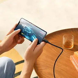Кабель Baseus USB Type-C to USB Type-C Tungsten Gold Power Delivery 240Вт 1м Black (CAWJ040001) - мініатюра 6