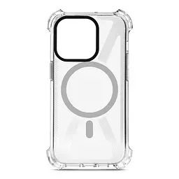Чехол-накладка для Apple iPhone 14 Pro, Bounce, прозрачный, матовый, противоударный защитный чехол из TPU с магнитом для беспроводной зарядки, защита всего корпуса, бортик вокруг дисплея, амортизирующие вставки, ArmorStandart (ARM75241)