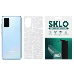 Захисна плівка SKLO Back (тил) Transp. для Samsung Galaxy A20 / A30 Прозорий / Croco