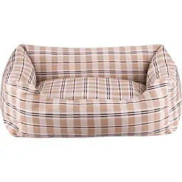 Лежак для тварин BronzeDog Comfort прямокутний М 40х60х17 см бежевий - мініатюра 2