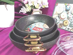 Набір посуду (омлетниці) O.M.S. Collection 3032 Gold - мініатюра 4