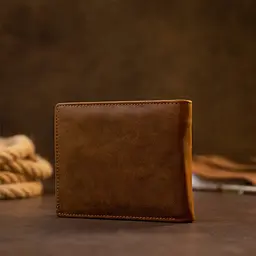 Портмоне унісекс матове 20421 Vintage коричневе - мініатюра 6