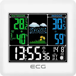 Метеостанція ECG MS 300 White - мініатюра 8