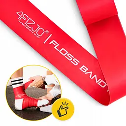 Стрічка компресійна для флосингу 4FIZJO Floss Band 207 x 5 x 0.15 см Red (P-5905973405249) - мініатюра 4