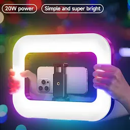 Студійна LED Лампа RGB U200 ємністю 4000mAh 3 кріплення для смартфона типу Cold Shoe потужністью 20вт
- мініатюра 3