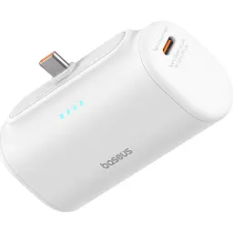 Зовнішній акумулятор Baseus Compact Type-C Edition 5000mAh 20W White (P10068306213-00) [132859] - мініатюра 2