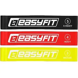 Гумки для фітнесу EasyFit набір 3 шт. (EF-1812)