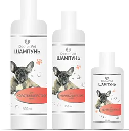 Шампунь для короткошерстих собак Doctor Vet 100 мл - мініатюра 4