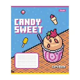 Зошит 1 вересня Candy sweet А5 12 аркушів коса лінія (767201), в асортименті - мініатюра 4
