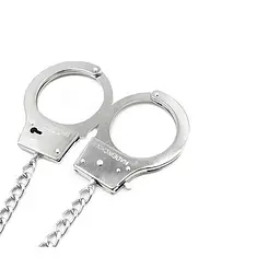 Наручники з ланцюгами та анальною пробкою BDSM сталеві - мініатюра 4
