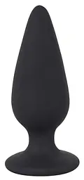 Анальна пробка Orion Black Velvets Heavy Plug Medium 8.9 см (чорний) - мініатюра 4
