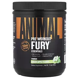 Передтренувальний комплекс Universal Nutrition Animal Fury, 20 порцій - Зелене яблуко