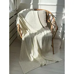 Плед Прованс Cotton молочний 120 х 200 см (039526) - мініатюра 9