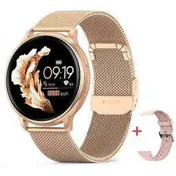 Розумний смарт-годинник Uwatch Smart Melisia 2 ремінці Gold - мініатюра 2