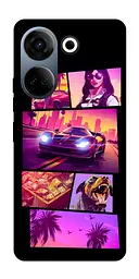 TPU чохол Demsky GTA vibes для TECNO Camon 20 Pro (CK7n)