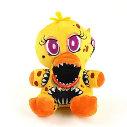 М'яка іграшка брелок Кошмарна Чика Twisted Chica П'ять ночей із Фредді FNAF 16 см
