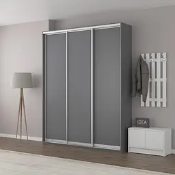 Шафа-купе Idea серія 7 190 x 60 x 210 см Антрацит