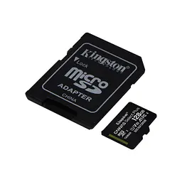 Карта пам'яті Kingston microSDXC Canvas Select Plus 128GB Class 10 UHS-1 + SD адаптер [SDCS2/128GB] [59154] - мініатюра 4