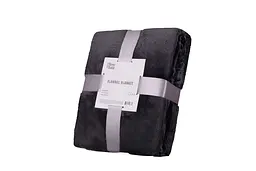 Плед Flannel 160х200 см 100% поліестер темно-сірий ARDESTO pbe0050439 - мініатюра 2