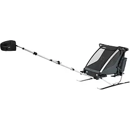 Дитяча коляска Thule Chariot Cross 2 Double (Dark Slate) (TH 10201035) - мініатюра 6