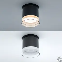 Спотовий світильник ESLLSE YASNIST 90x85 мм Чорний під лампу GX53 - мініатюра 4