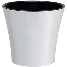 Вазон Santino Арте 3.5 л чорно-білий (ART35WHT/BL)