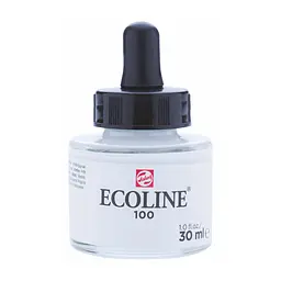 Фарба акварельна рідка Ecoline (100) Біла, 30 мл Royal Talens