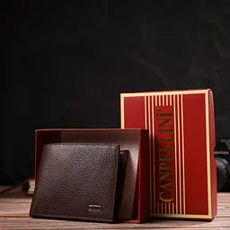 Чоловічий шкіряний гаманець Canpellini 11,5х9,5х2 см acs0025681 - мініатюра 8