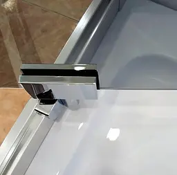 Душова кабіна Dusel A-516 90x90x190 тоноване, Хром, Універсальна, тонований, хром, 90x90 - мініатюра 7