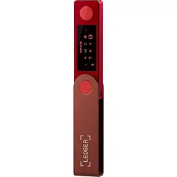Апаратний гаманець для криптовалют Ledger Nano X Ruby Red (LNXRR) - мініатюра 2