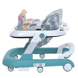 Ходунки дитячі MULTIWAY ME 1163 Mint з брязкальцем - мініатюра 4