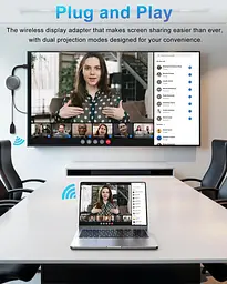 Miracast HDMI Dongle, бездротовий HDMI-адаптер для дублювання екрана 4K, передавач - мініатюра 2